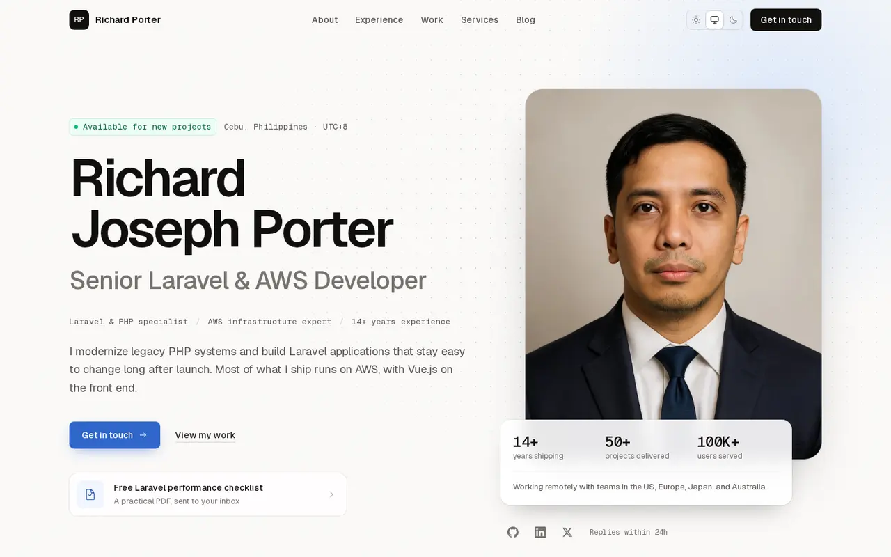 Richard Porter - screenshot