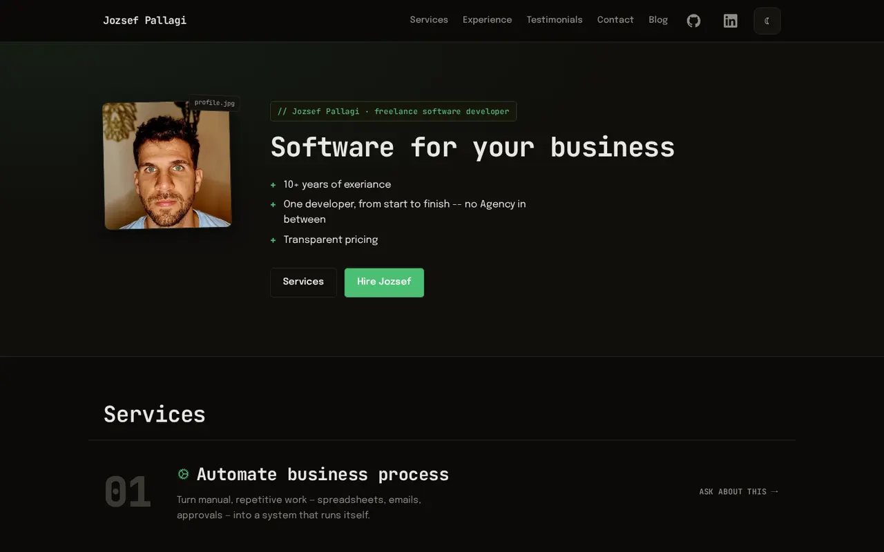 Jozsef Pallagi - screenshot