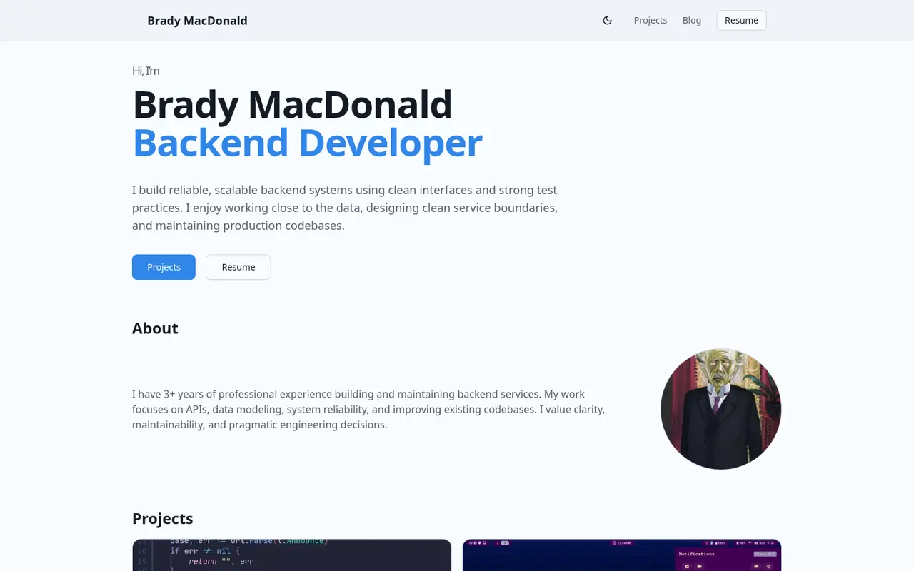 Brady Macdonald - screenshot